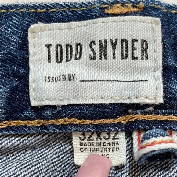 Todd Snyder Indigo Slim Jeans - Picture 3 of 6